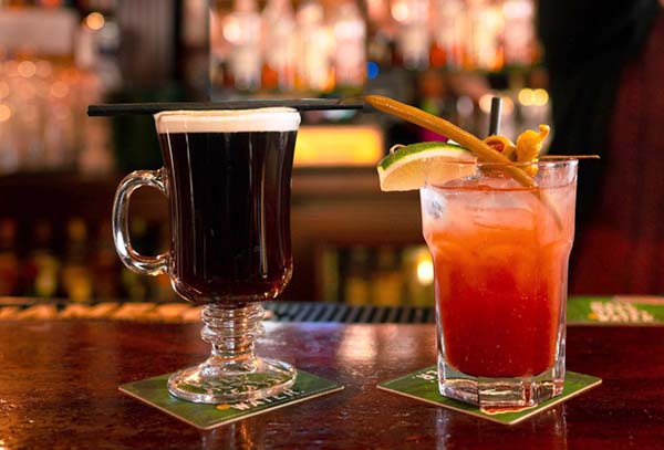 Coffee & Bloody Mary on Bar
