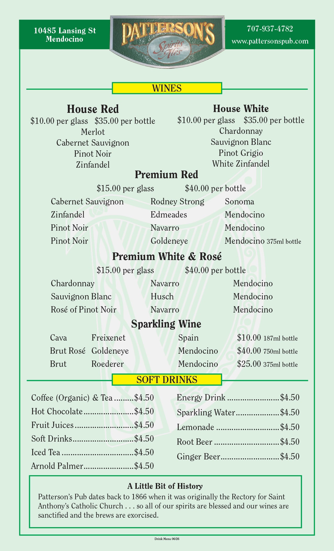 Patterson Wines